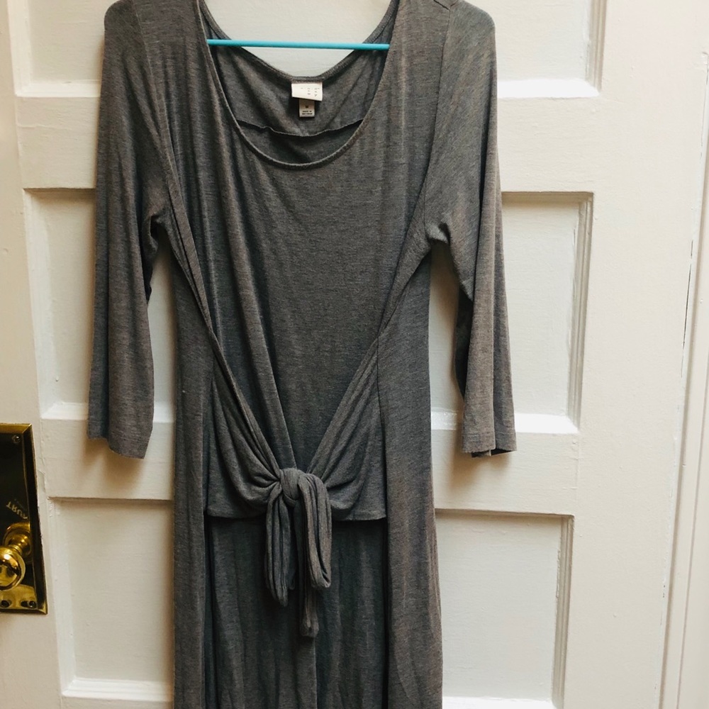 grey tshirt dress